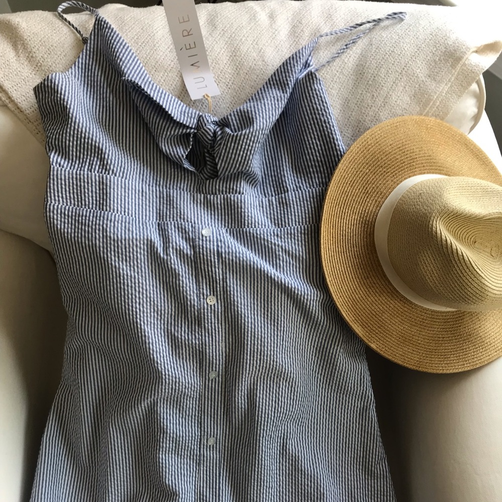Brand new seersucker dress from hazel and olive
